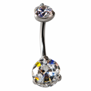 piercing zirconia swarovski titanio