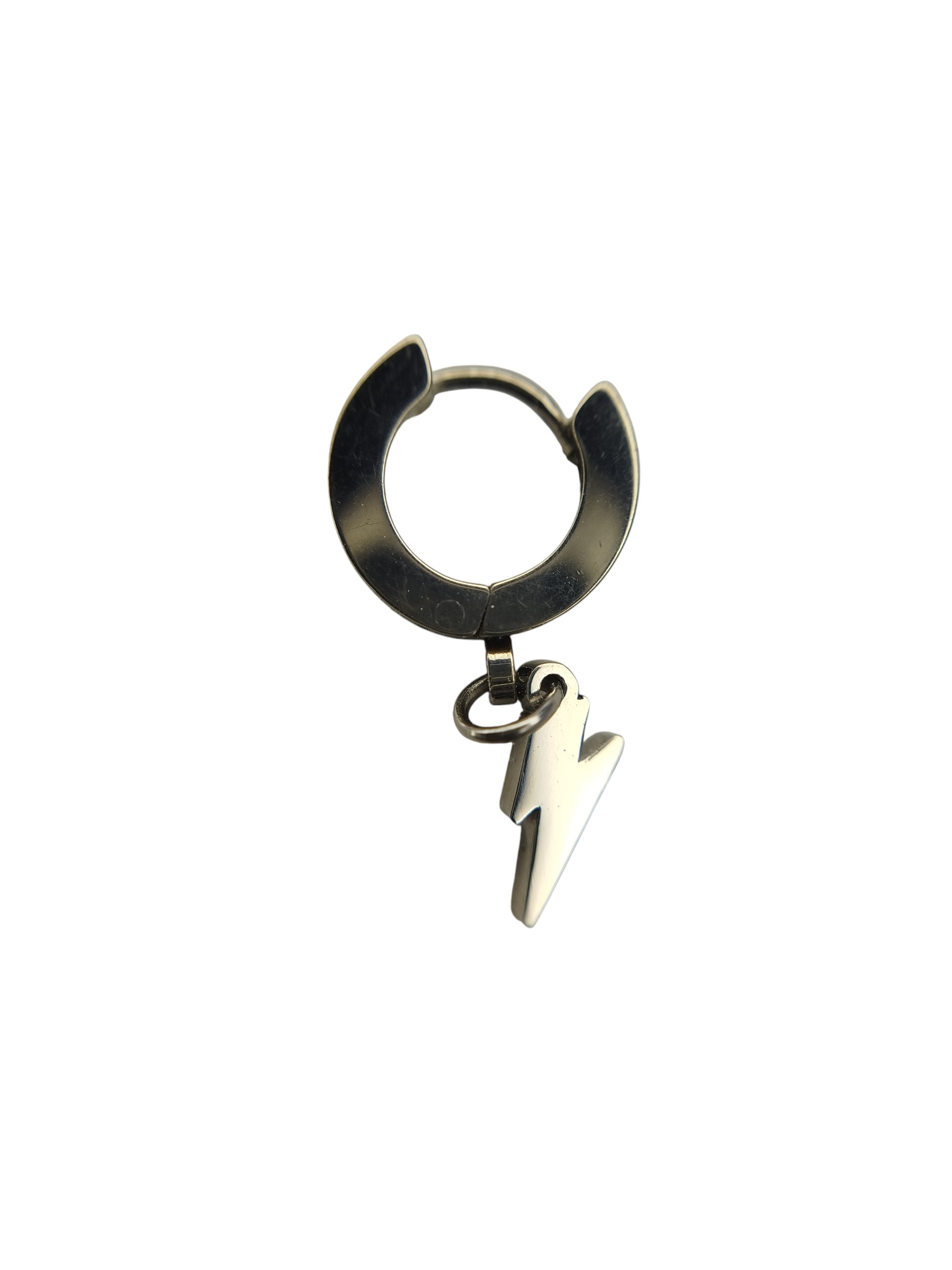 piercing huguie rayo plateado 8mm