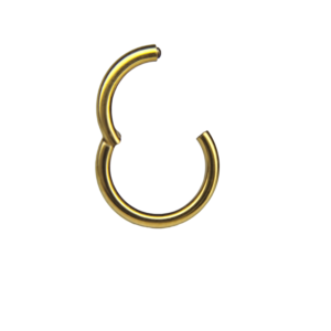 Piercing Argolla clicker Dorada Gold Pvd