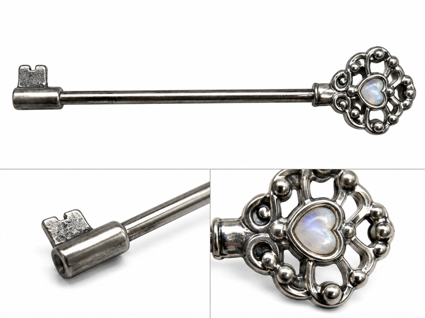 piercing barra industrial llave
