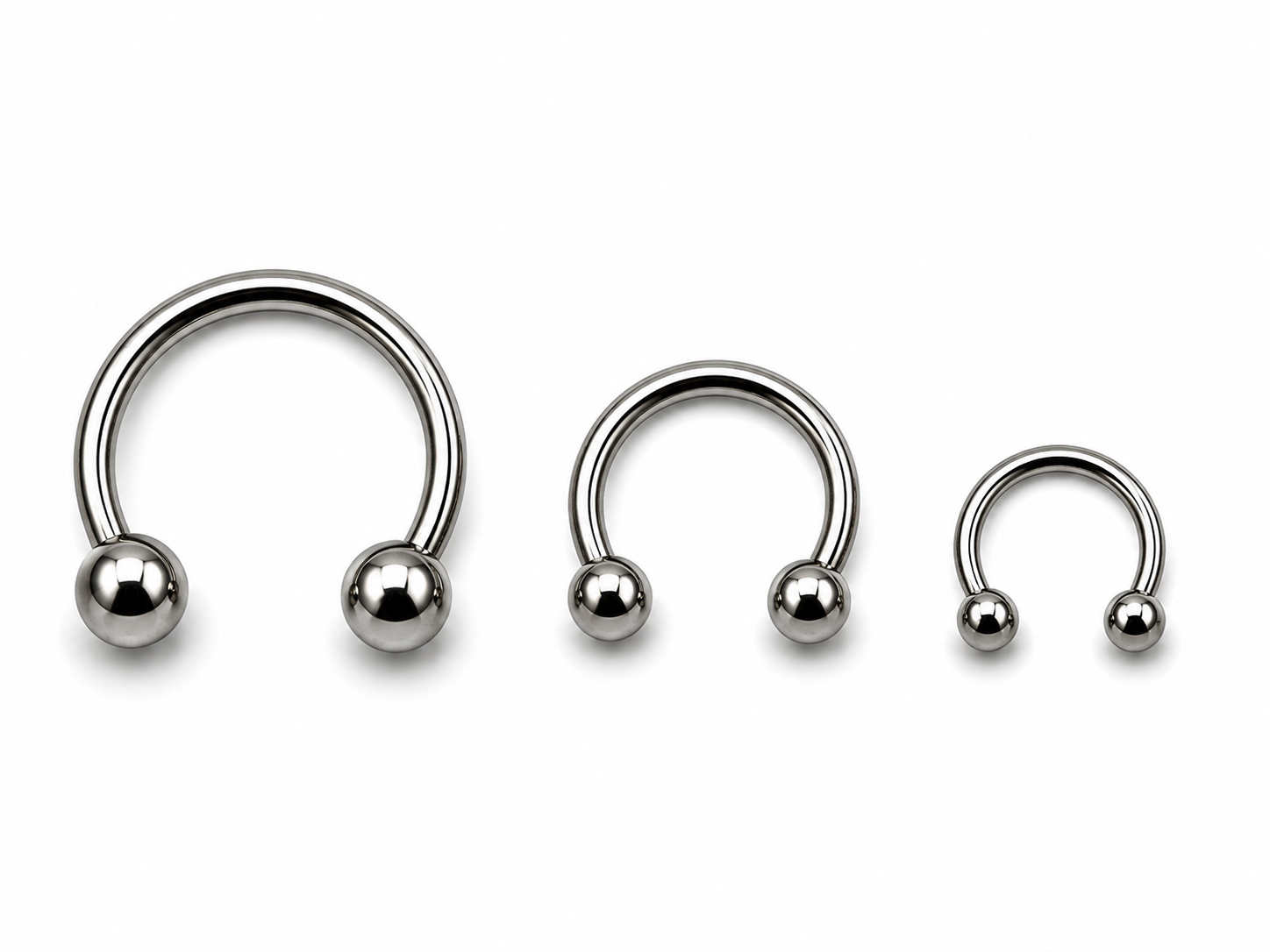 piercing bull doble bolita plateado